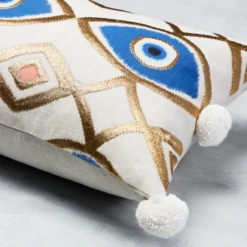 Nikki Chu - Evil Eye Lumbar Pillow -Home Decor Store webimage 040227762 DTL
