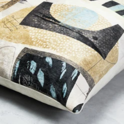 Nikki Chu - Adwin Pillow 22" - Estate Blue -Home Decor Store webimage 040280091 DTL