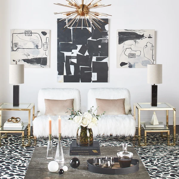 Javari Rug - Black/Ivory 6 Javari Rug - Black/Ivory - Image 4