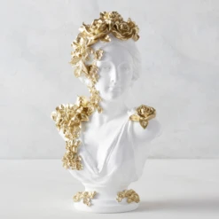 Home Decor Store 12 Gold Floral Bust