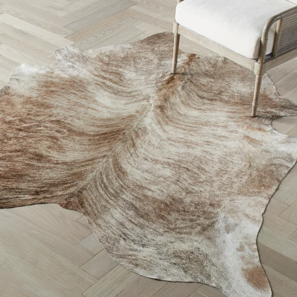Augusto Hair On Cowhide Rug - Light Brown 3 Augusto Hair On Cowhide Rug - Light Brown