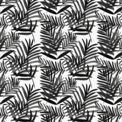 Palm Springs Outdoor Pillow 18" - Black -Home Decor Store webimage 620017798 DTL