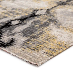 8'10" X 12' Caddessi Outdoor Rug - Ivory/Gold -Home Decor Store webimage 620100599 2 jpg