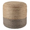Merritt Round Pouf - Light Grey -Home Decor Store webimage 620107027 jpg