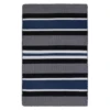 Variagated Stripe Outdoor Rug - Navy