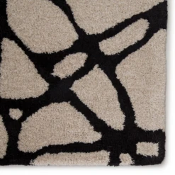 Nikki Chu - Zuri Rug - Birch/Black -Home Decor Store webimage 620332008 2 jpg