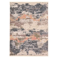 Perry Rug - Blue/Blush
