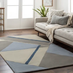 Ben Rug - Navy/Grey -Home Decor Store webimage 620718891 RV