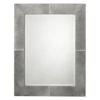 Rectangle Cross Stitch Mirror - Grey