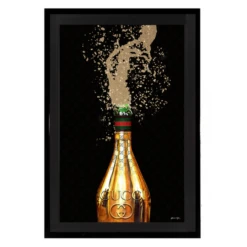 Italian Champagne - Framed Embellished Print -Home Decor Store webimage 630407731 630430203 SIL