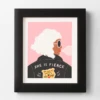 She Is Fierce Pink -Home Decor Store webimage 630721088